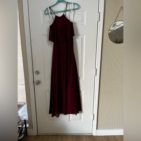 Azazie Emmalyn in Cabernet Size A0 - Picture 1 of 3